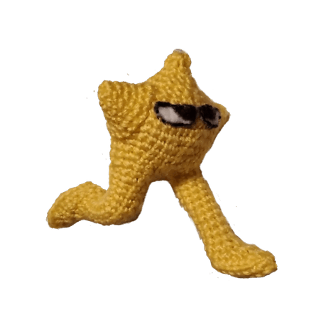knitted star