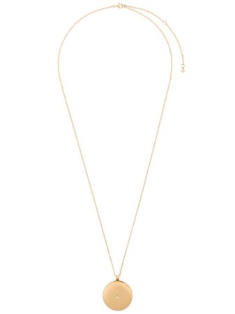 Shop gold Astley Clarke Contemporary large Astley locket with Express Delivery - Farfetch