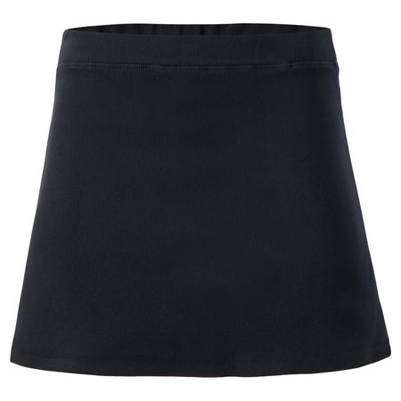 Ribbed Organic Cotton Mini Skirt Jet Black | Wildflo Studio | Wolf & Badger