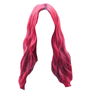 Pink Red Hair PNG