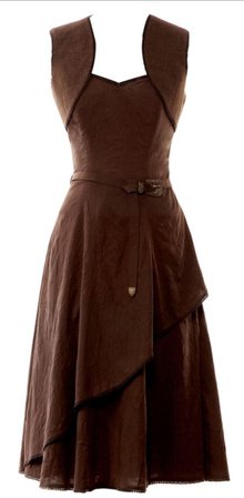 Brown Medieval Dress