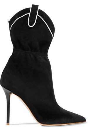 Malone Souliers | Daisy 100 suede ankle boots | NET-A-PORTER.COM