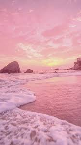 pink beach aesthetic - Google Search