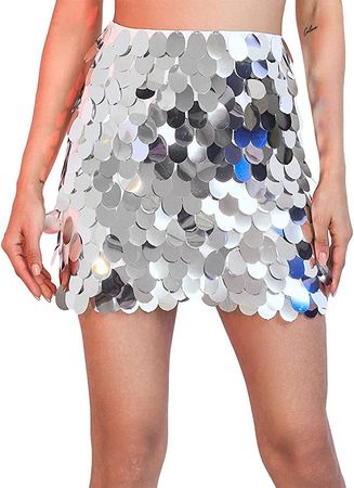 Amazon.com: JEWEKY Mini Skirt Sequin Bodycon Skirts Sparkly Hip Skirts Rave Short Skirt for Women and Gilrs : Clothing, Shoes & Jewelry