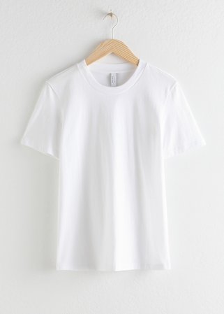 Organic Cotton T-shirt - White - Tops & T-shirts - & Other Stories