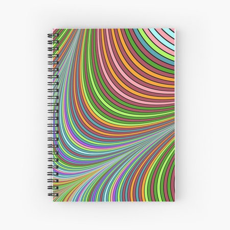 "Swirls" Spiral Notebook by gizzycat | Redbubble