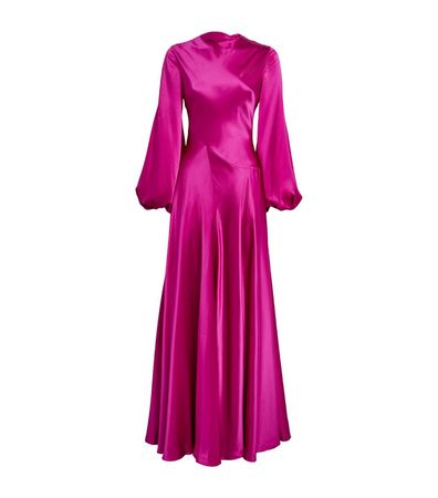 Womens Roksanda pink Silk Amaranita Maxi Dress | Harrods # {CountryCode}