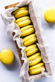 yellow macaron