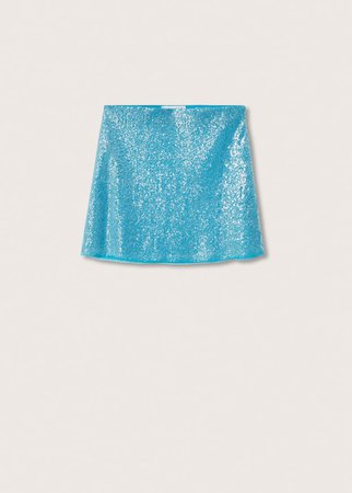 Sequin tulle skirt - Women | Mango USA
