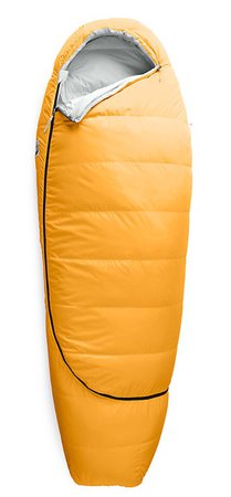 yellow sleeping bag