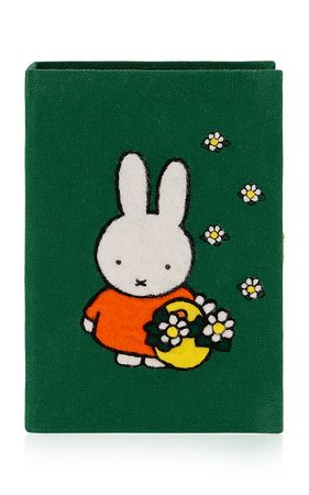 Miffy Flowers Book Clutch By Olympia Le-Tan | Moda Operandi