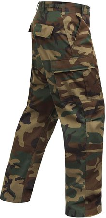 Amazon.com: Rothco Camo Tactical BDU (Battle Dress Uniform) Military Cargo Pants, Woodland Camo, M: Clothing