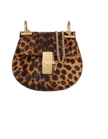 leopard chloe bag