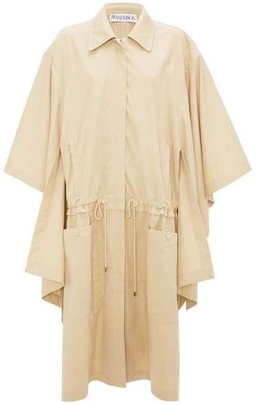 FLAX CAPE TRENCH COAT