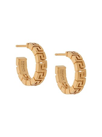 Versace Greca hoop earrings - FARFETCH