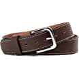 The Foreman Leather Belt | Made in USA | Full Grain Leather | Mens Belt | Black 38 at Amazon Men’s Clothing store