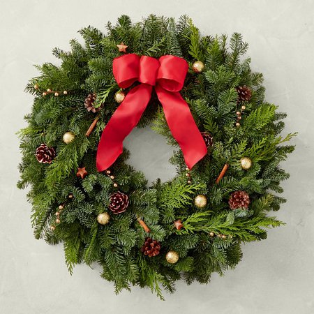 'Twas the Night Before Christmas Wreath | Williams Sonoma