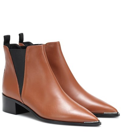 Jensen leather ankle boots