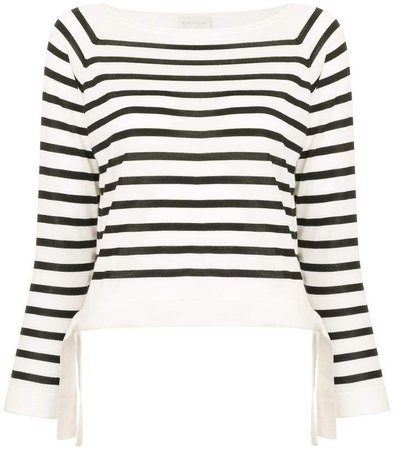 striped fitted top