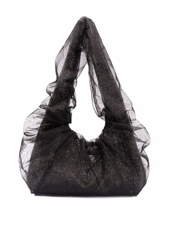 Shop Kara crystal-mesh tote bag with Express Delivery - FARFETCH