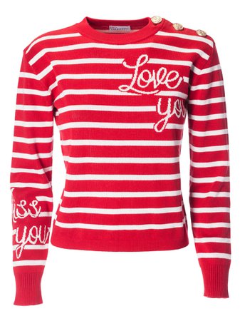 Red Valentino Striped Sweater