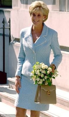 Princess Diana Light Blue Outfit