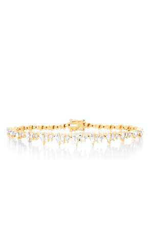 EF Collection Multifaceted Diamond Eternity Bracelet | Nordstrom