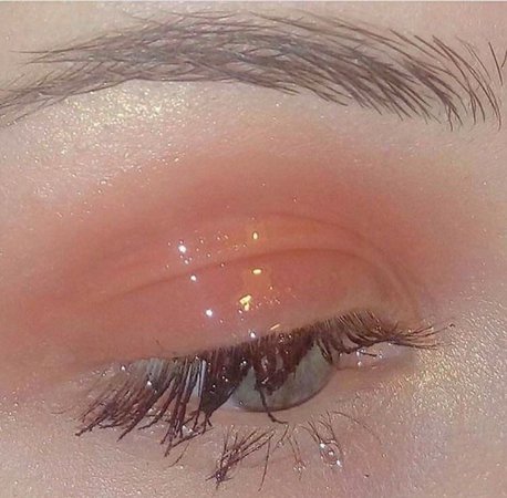 glitter eye makeup aesthetic