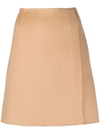 P.A.R.O.S.H. side-slit high-waisted Wool Skirt - Farfetch