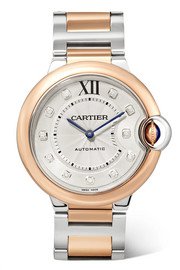 Cartier | Panthère de Cartier 22mm small 18-karat pink gold and diamond watch | NET-A-PORTER.COM
