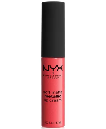 NYX Professional Makeup Soft Matte Metallic Lip Cream - Manila