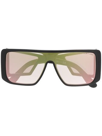 Tom Ford Eyewear Tinted Visor Sunglasses - Farfetch