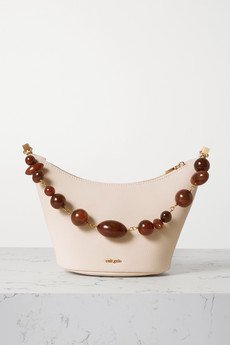 cream leather bag | NET-A-PORTER.COM