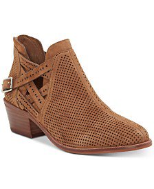 Vince Camuto Paavani Booties & Reviews - Boots - Shoes - Macy's brown