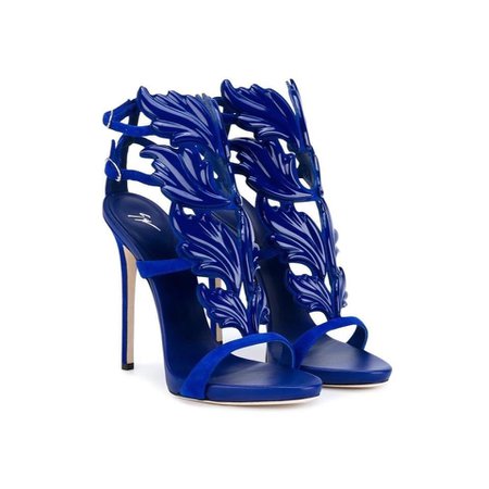 Giuseppe cruel leather heels (royal blue)