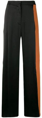side panel wide trousers
