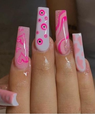 pink nails inspo
