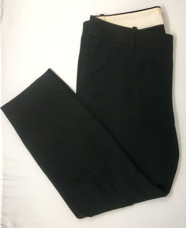 JCREW minnow black trousers