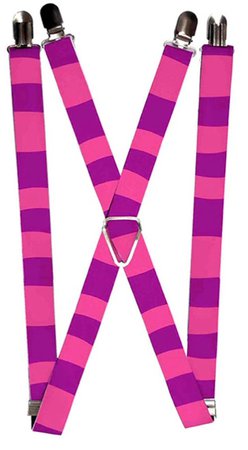 pink and purple suspenders