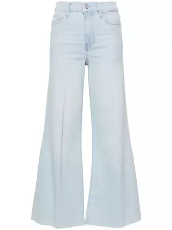 FRAME Le Palazzo mid-rise wide-leg Jeans - Farfetch