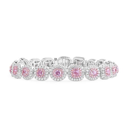 Natural Colored Diamond Collection Pink Diamond Bracelet