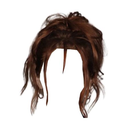 red brown hair messy vintage bun updo ponytail hairstyle