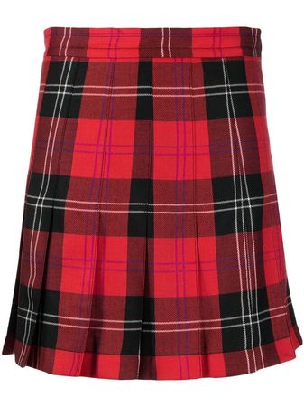 Marni Tartan Pleated Skirt