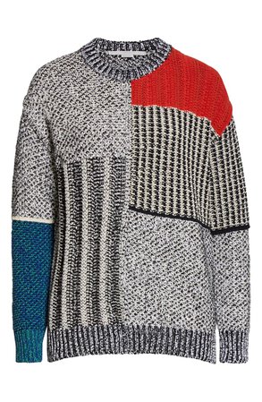 Stella McCartney Mixed Texture Sweater | Nordstrom