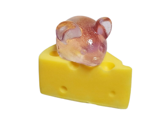 Jelly Mouse and Donkey Milk Cheese Shaped Soap // NemesisBoutique