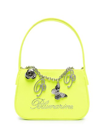Blumarine Rhinestone charm-detail Clutch Bag - Farfetch