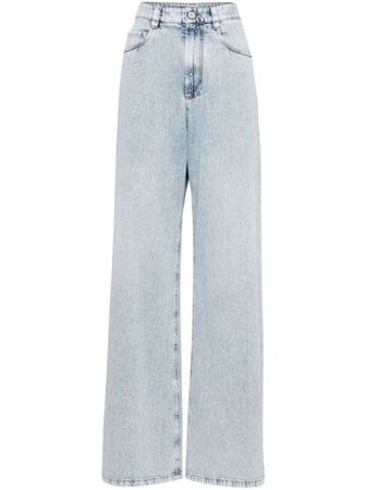 Brunello Cucinelli high-rise wide-leg Jeans - Farfetch