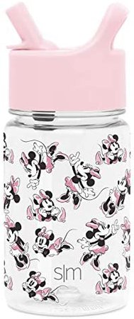 Amazon.com: Simple Modern Disney Kids Water Bottle Plastic BPA-Free Tritan Cup with Leak Proof Straw Lid | Reusable and Durable for Toddlers, Boys, Girls | Summit Collection | 12oz, Mickey Mouse Retro : Everything Else