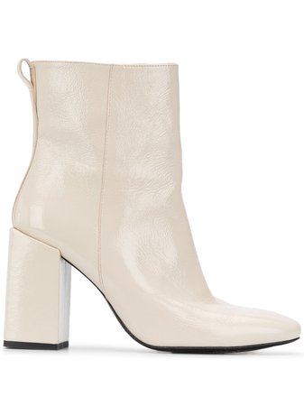 AMI Paris chunky-heel 100mm ankle boots
