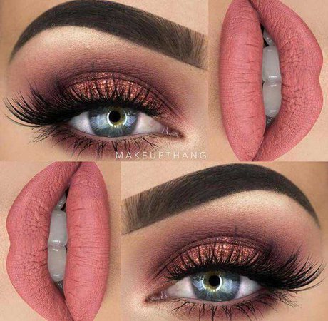 simple eye and lip makeup looks - Google Search